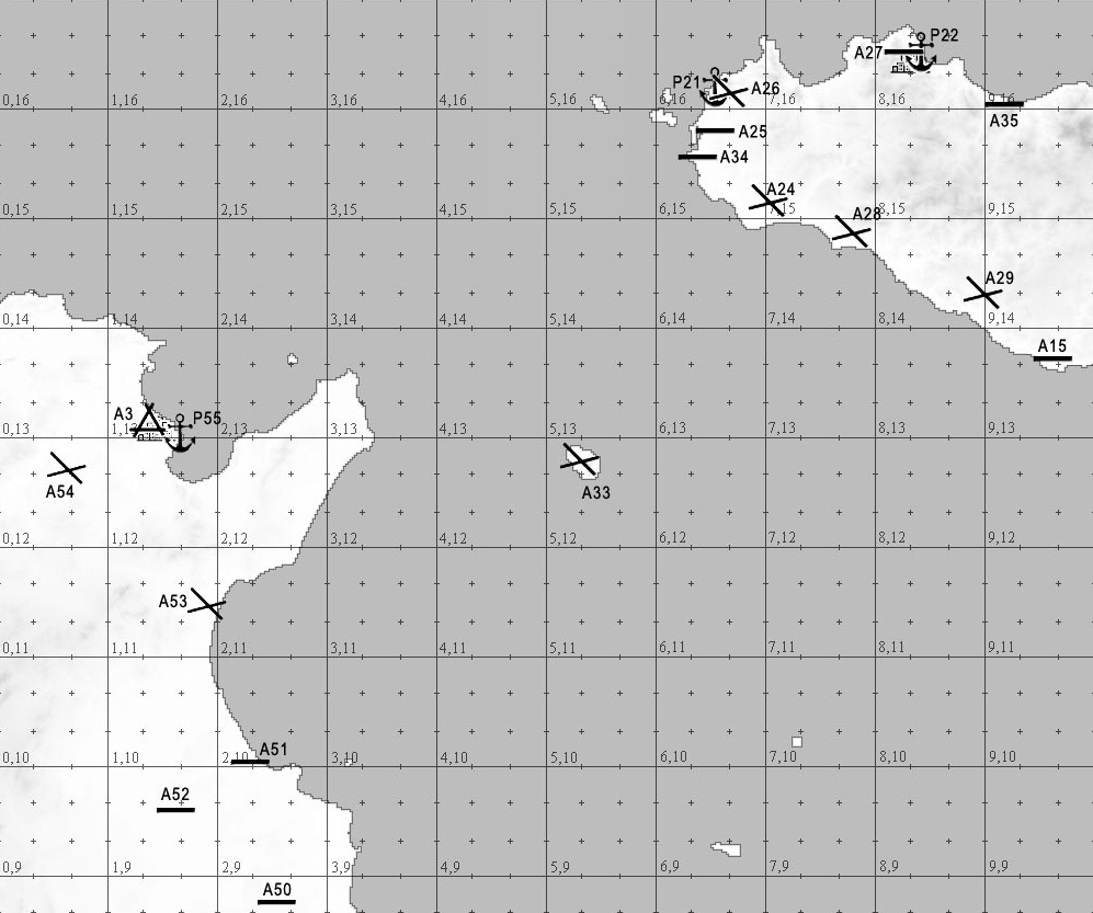 PANT SEA MAP